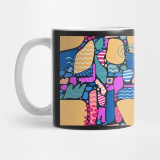 Terrazzo Blue Mug